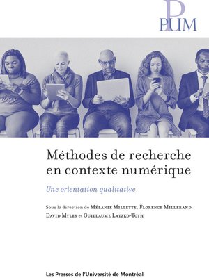 cover image of Méthodes de recherche en contexte numérique